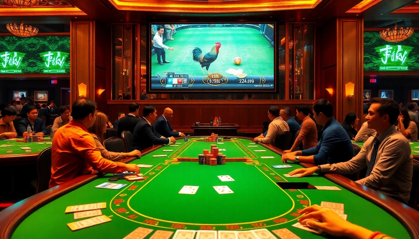 Watch đá gà trực tiếp live with immersive gameplay and exciting betting options.
