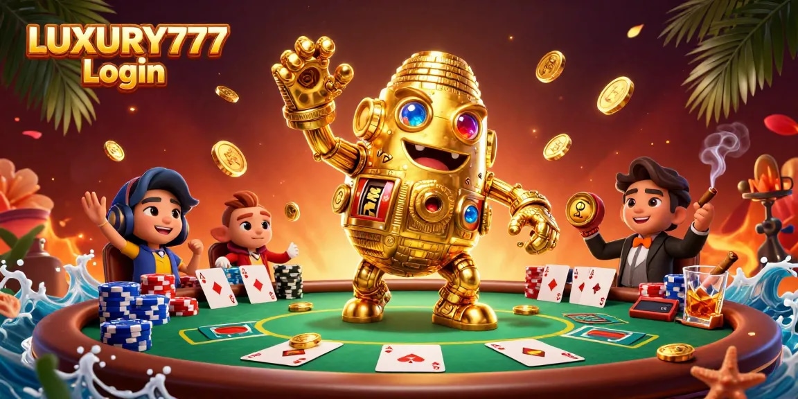 Login LUXURY777 untuk memulai permainan menarik dengan karakter kasino yang megah.