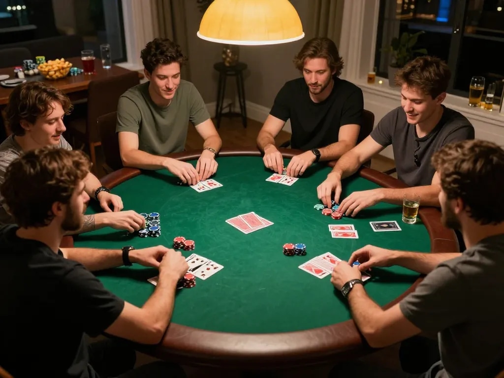 Sahabat menikmati malam poker bersama sambil menerapkan strategi permainan deluna4d untuk bersenang-senang