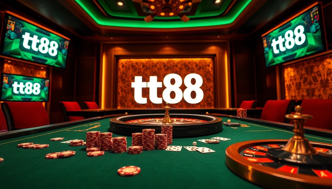 Experience the excitement of tt88 with vibrant casino games and professional poker tables.
