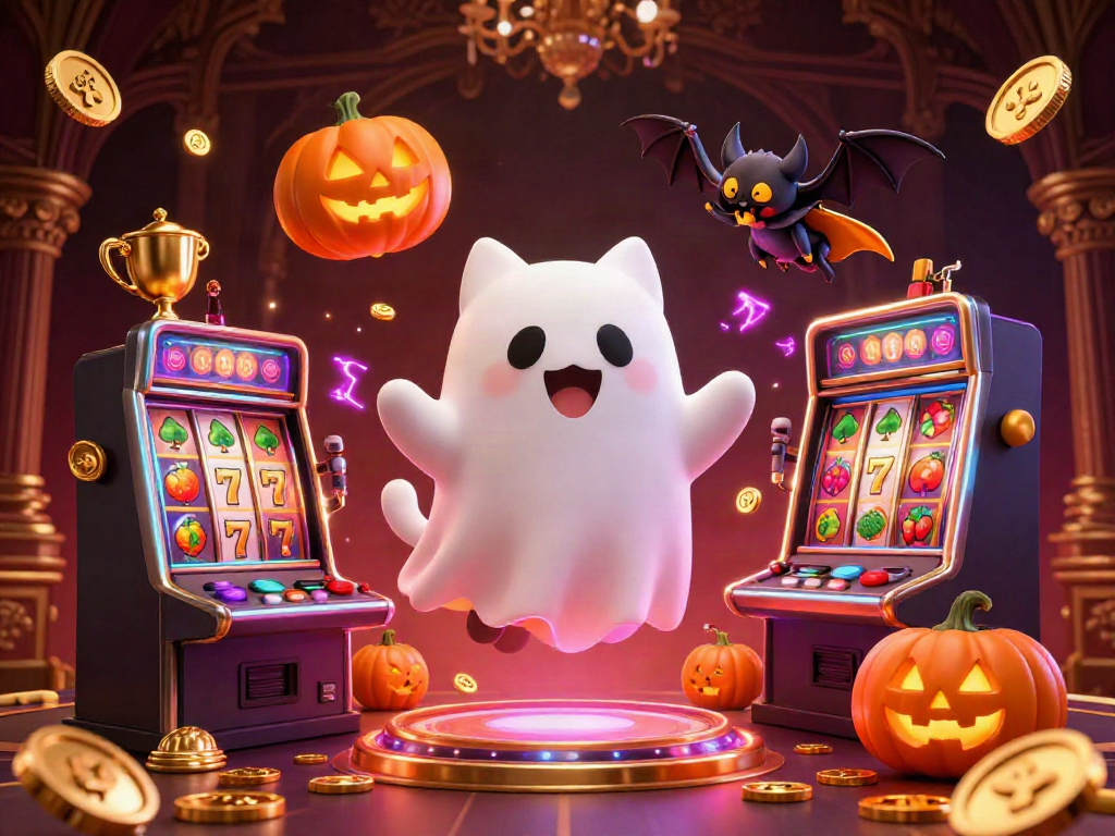 Experience thrilling action with qqgobetpremium's vibrant casino-themed illustration filled with playful characters and rich details.