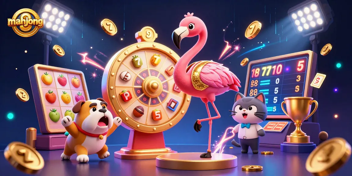 Engage in mahjong 3 excitement with cartoon characters and dynamic casino elements!