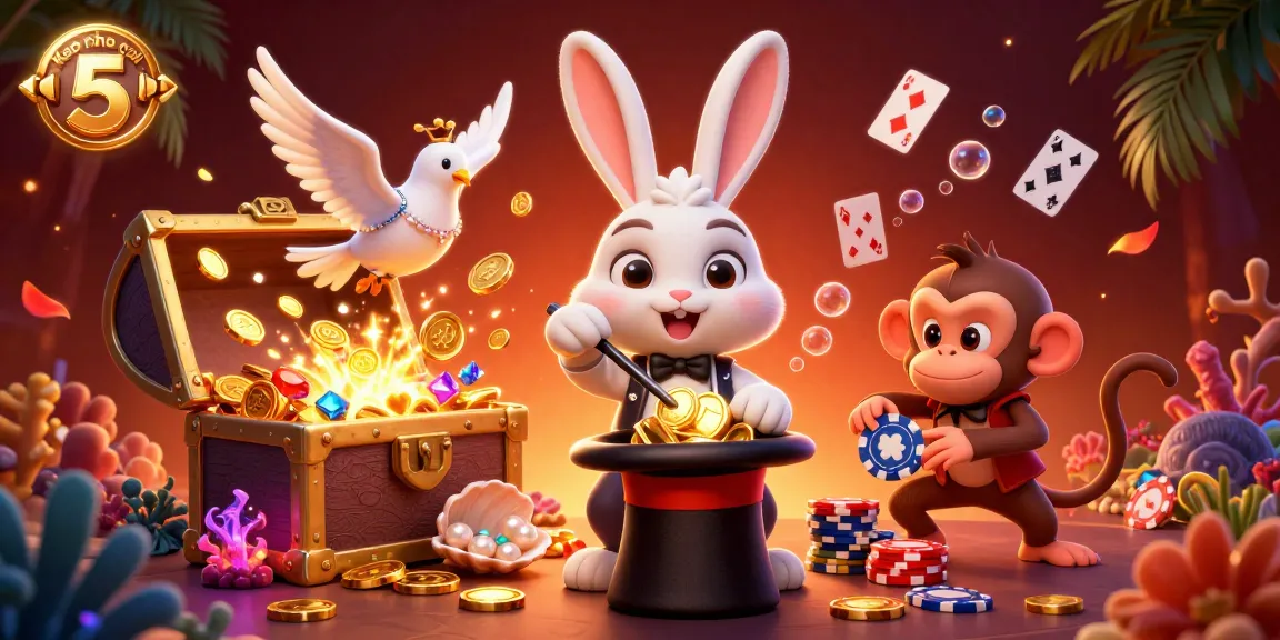 Engage with Keo nha cai 5 through an enchanted experience of gambling with magical elements.