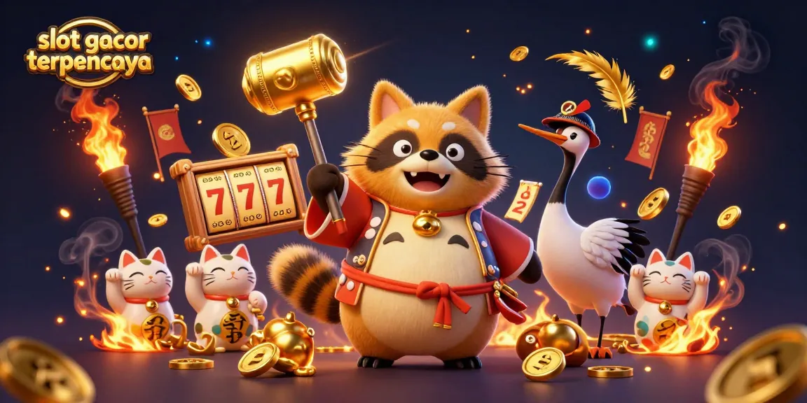 Menangkan jackpots di slot gacor terpercaya dengan karakter ceria dan elemen permainan kasino yang meriah.