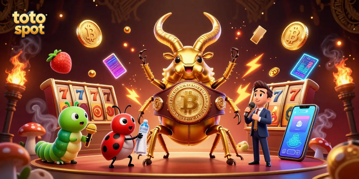 Engage with the exciting toto slot scene featuring cartoon characters showcasing vibrant slot game elements.