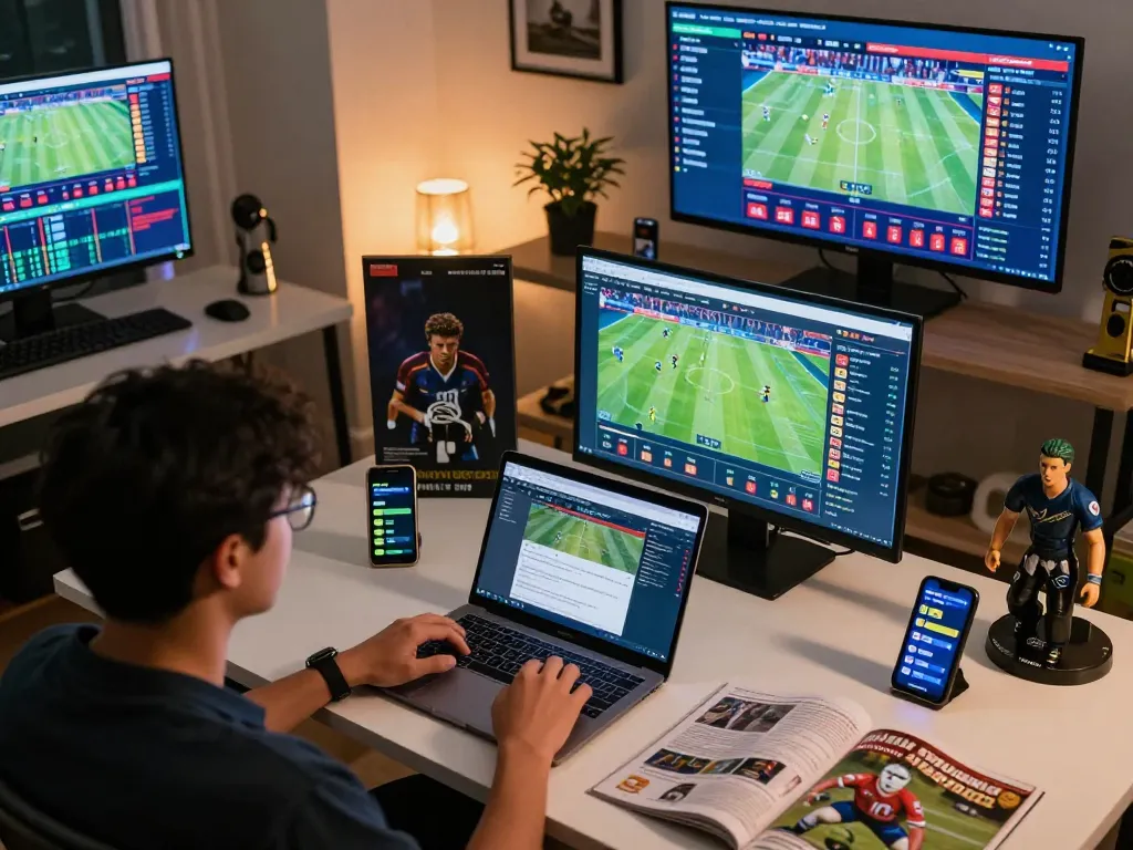 Engaging online sports betting scene with live updates and 789betpa betting odds visible on screens.