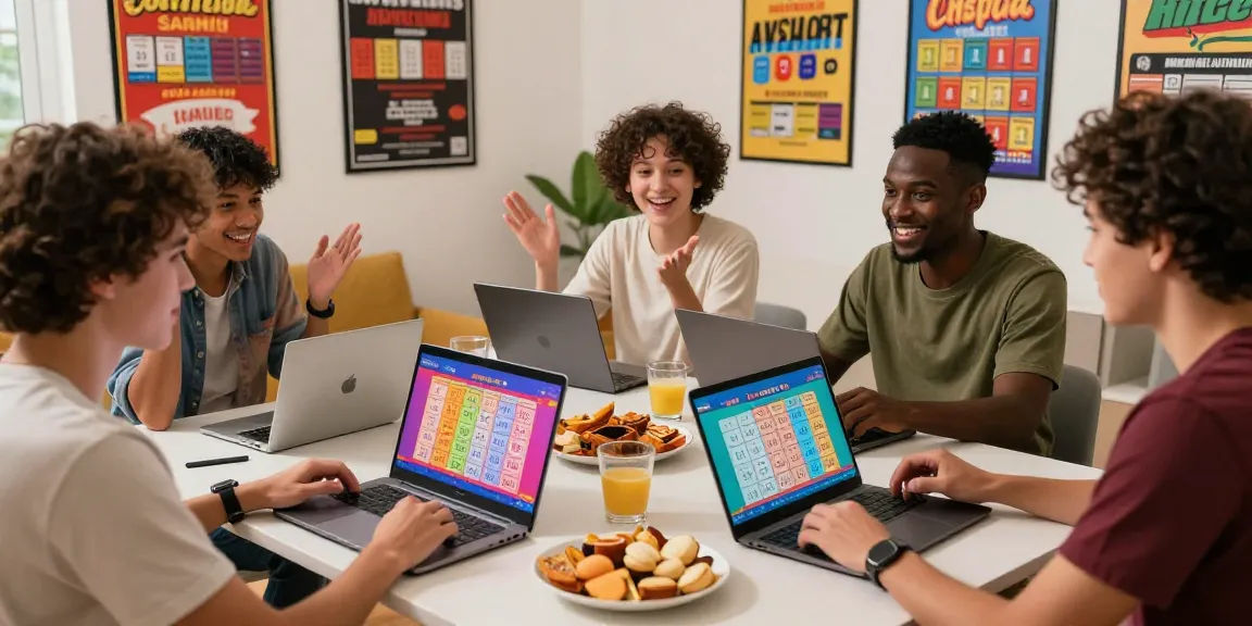 Ratutogel: suasana seru permainan togel online dengan teman-teman, menunjukkan interaksi dan strategi.
