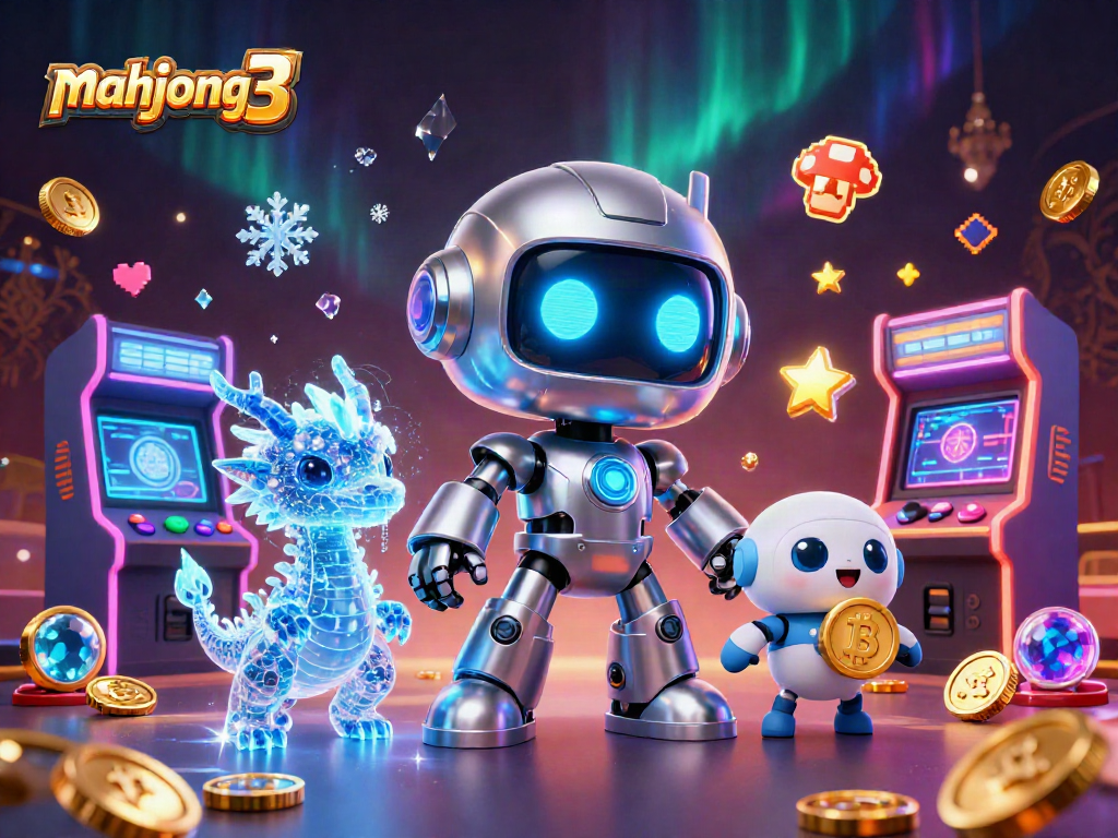 Experience engaging action in mahjong 3 with dynamic characters and vibrant gaming elements.