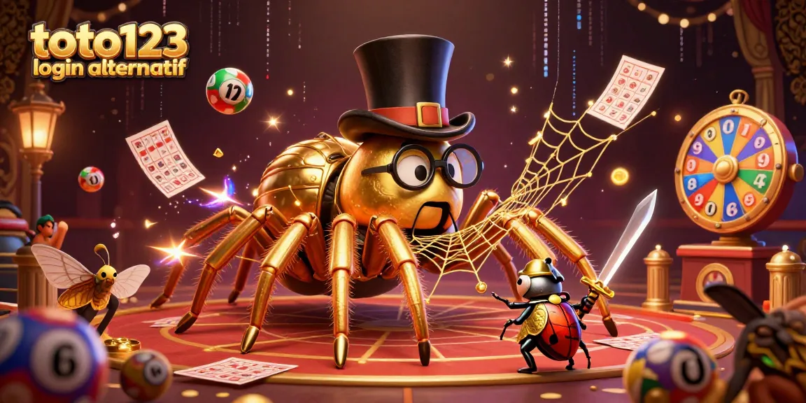 Engage in thrilling lottery games with toto123 login alternatif in this vibrant casino scene.