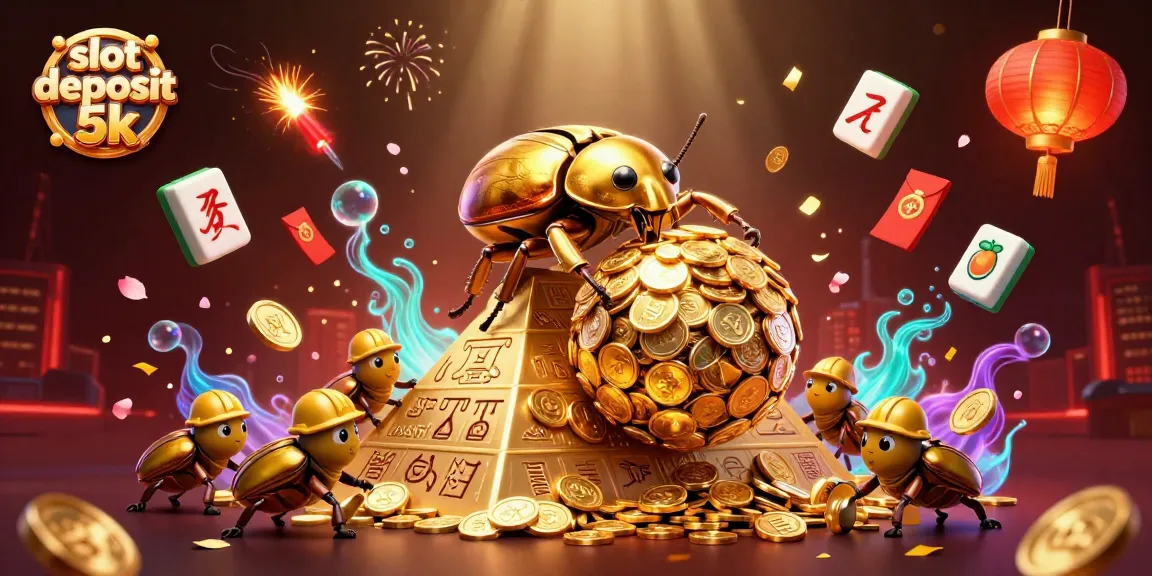 Menangkan slot deposit 5k dengan keseruan bermain di kasino yang penuh simbol keberuntungan.