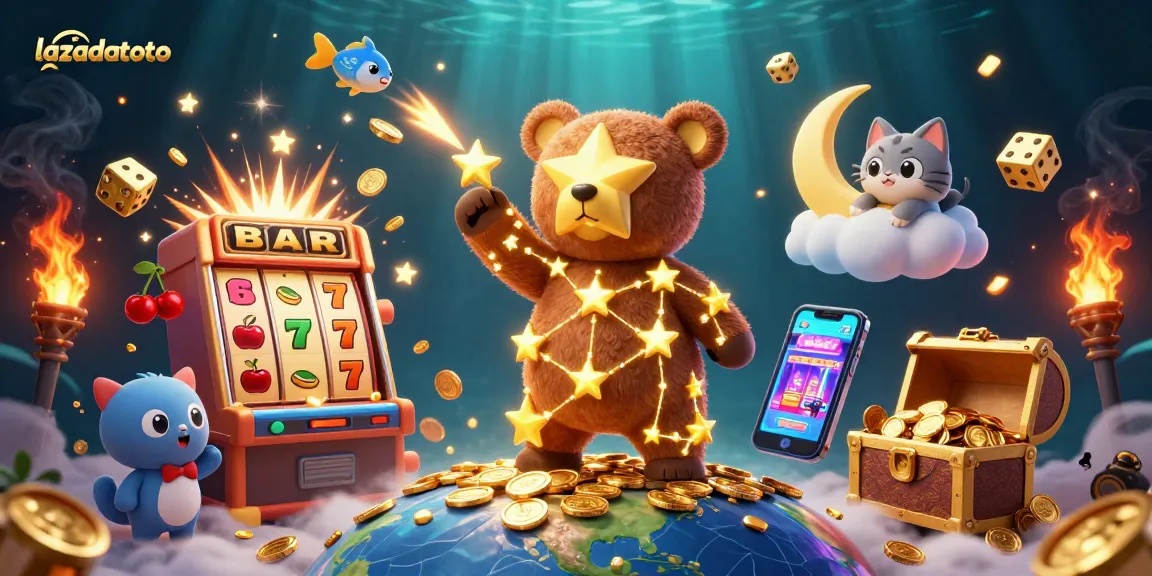 Menangkan jackpot dengan lazadatoto di dunia kasino yang spektakuler saat berputar di mesin slot.