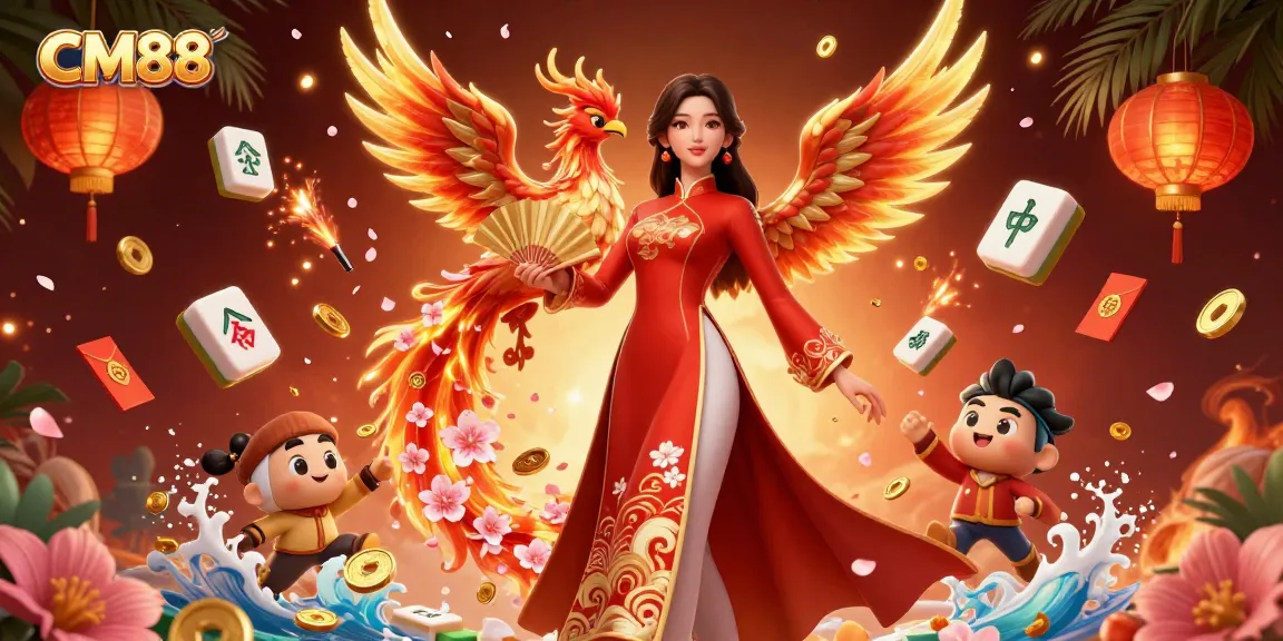 Bet on your luck at CM88's exciting casino games with vibrant visuals and golden rewards!