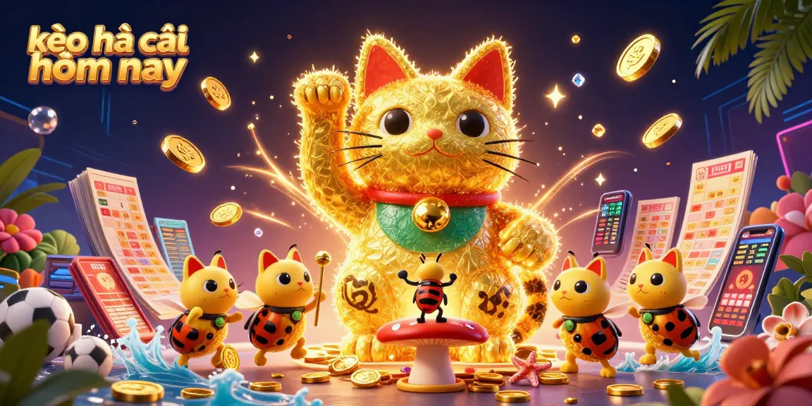 Experience kèo nhà cái hôm nay with this vibrant illustration of sports betting excitement.