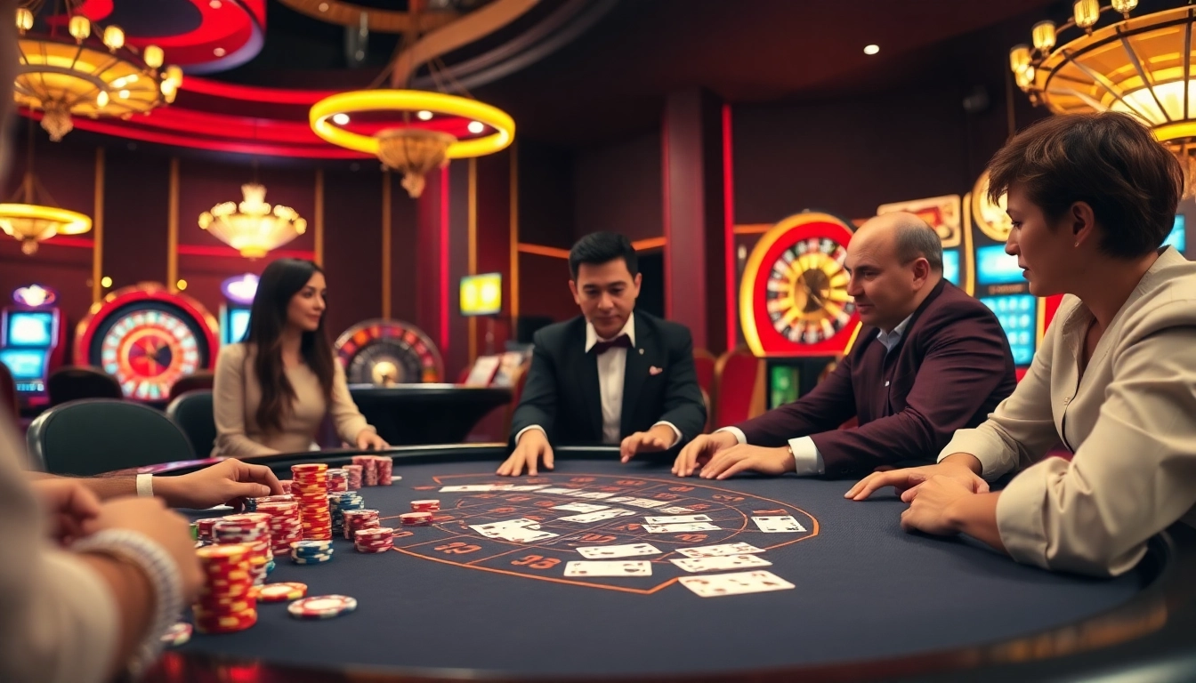 Exciting blackjack gameplay at a luxurious casino table featuring https://88bet.ru.com/ with vibrant chips and professional dealer.