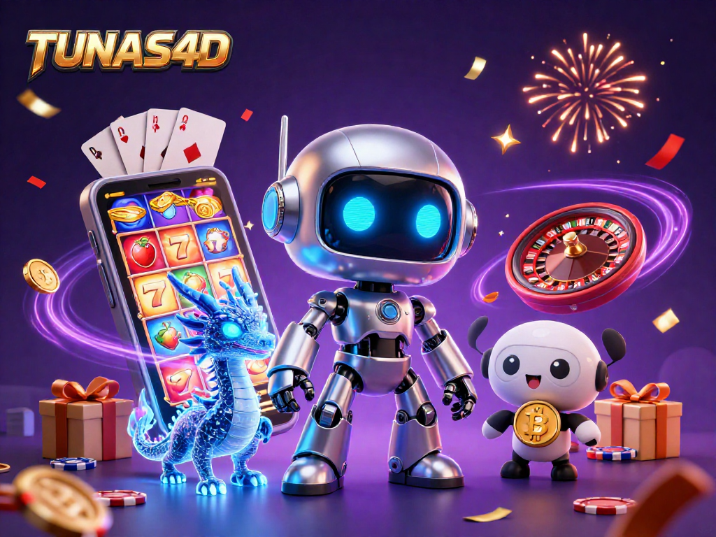 TUNAS4D captivates players with an engaging slot experience, showcasing vibrant game elements and fun characters.