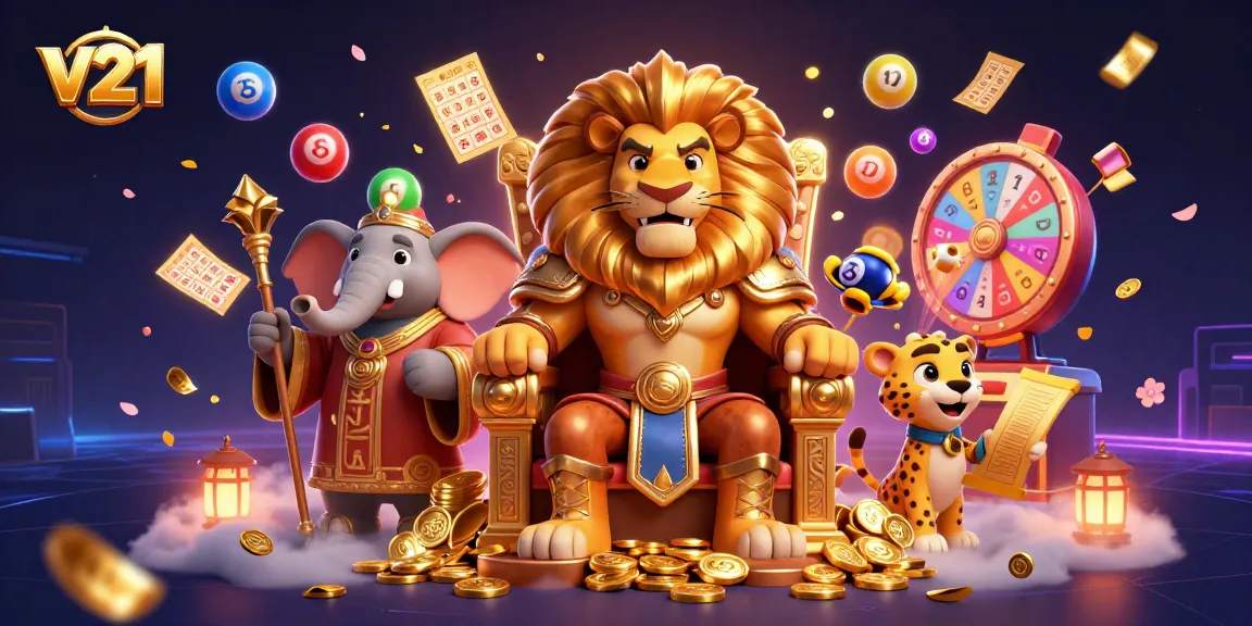 Menangkan hadiah besar dengan v21 melalui ilustrasi kasino yang megah dan dinamis.