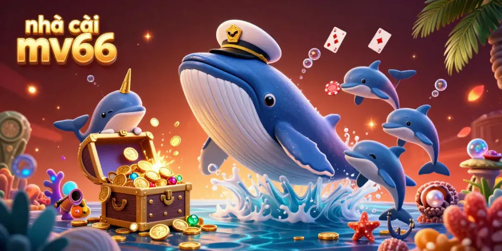 Experience the thrill of gaming at nhà cái mv66 with fun underwater casino elements.