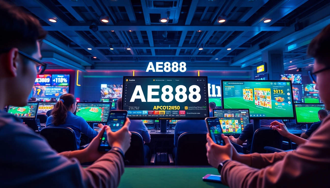 Players experiencing AE888 Cheap online gaming with live betting and diverse options