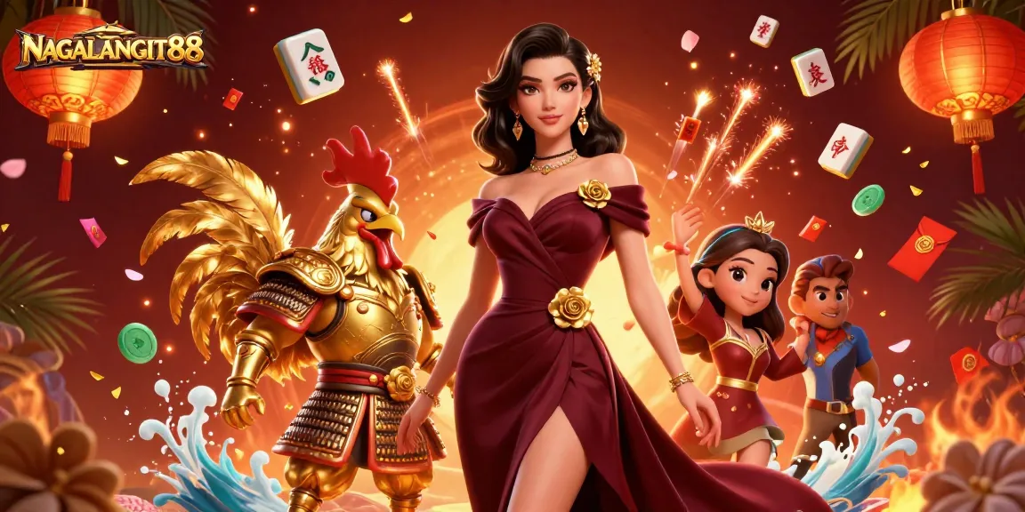 NAGALANGIT88 offers thrilling gaming experiences with a glamorous character and rich casino elements.