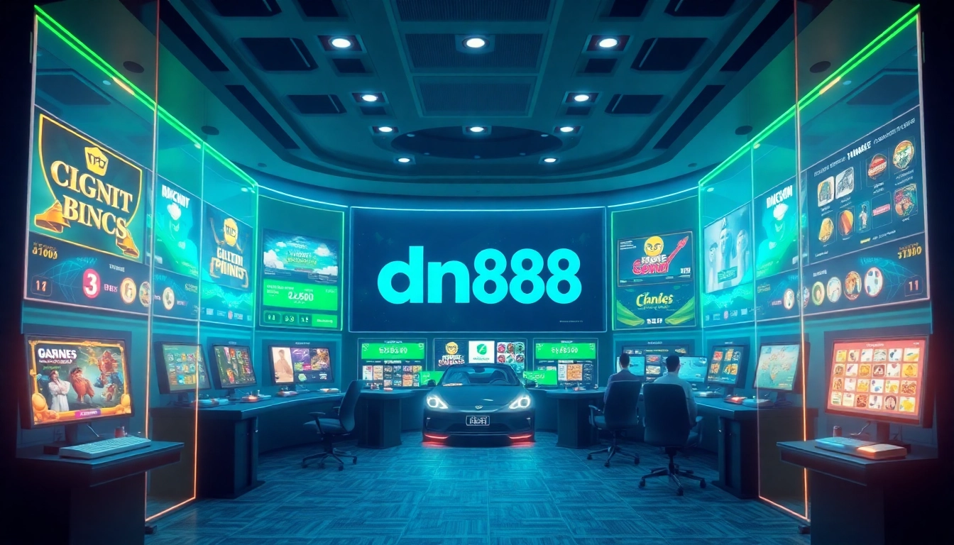 Experience dn88's exciting gaming platform showcasing a variety of casino games in a secure environment.