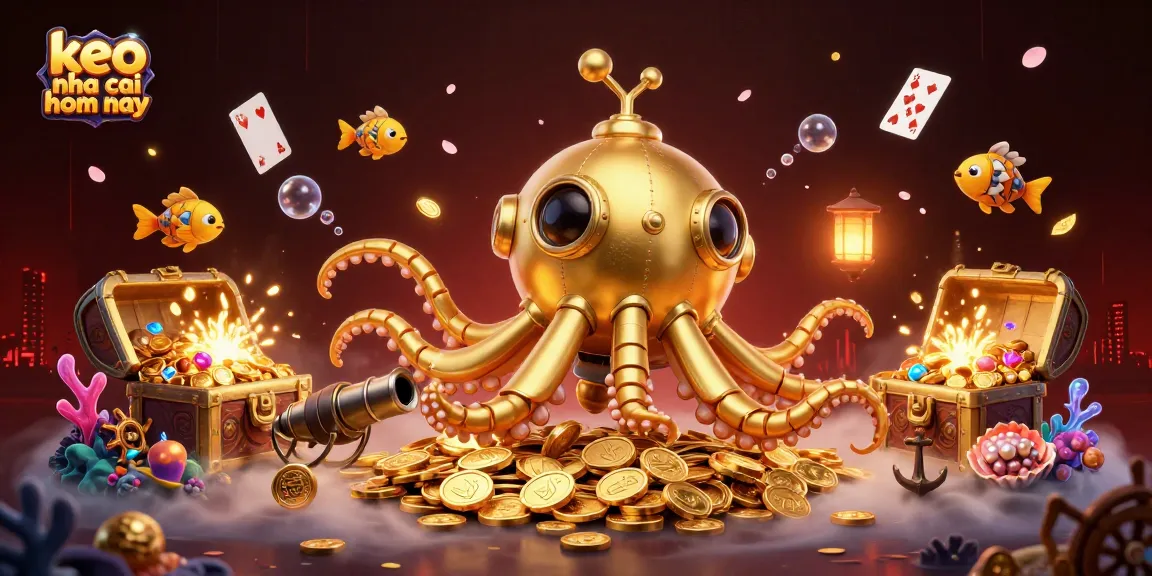 Engage with the excitement of keo nha cai hom nay showcasing a dynamic underwater gambling adventure.