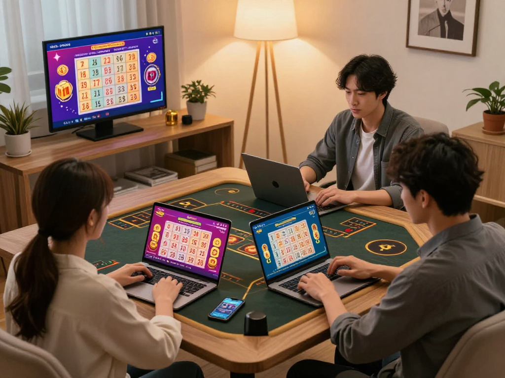 Pengguna rajatogel menikmati permainan togel online dengan cepat dan nyaman di ruang kerja modern.