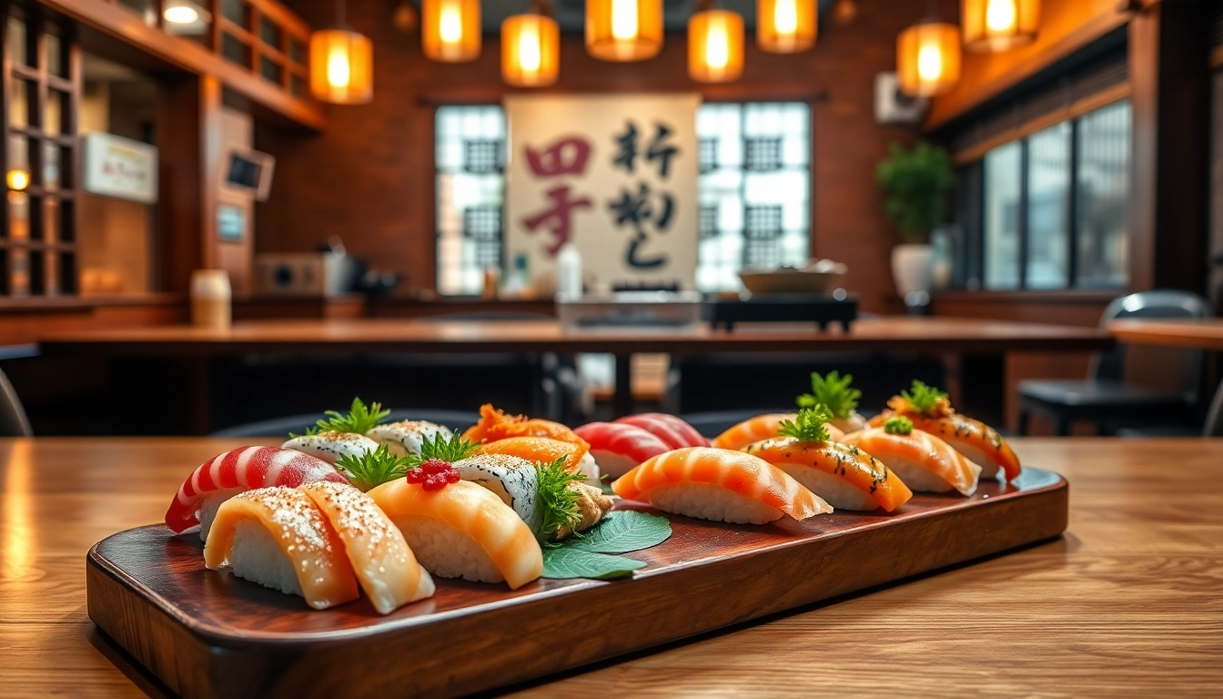 Menyajikan hidangan NEKOTOTO yang menggugah selera dengan pilihan sushi berwarna-warni.