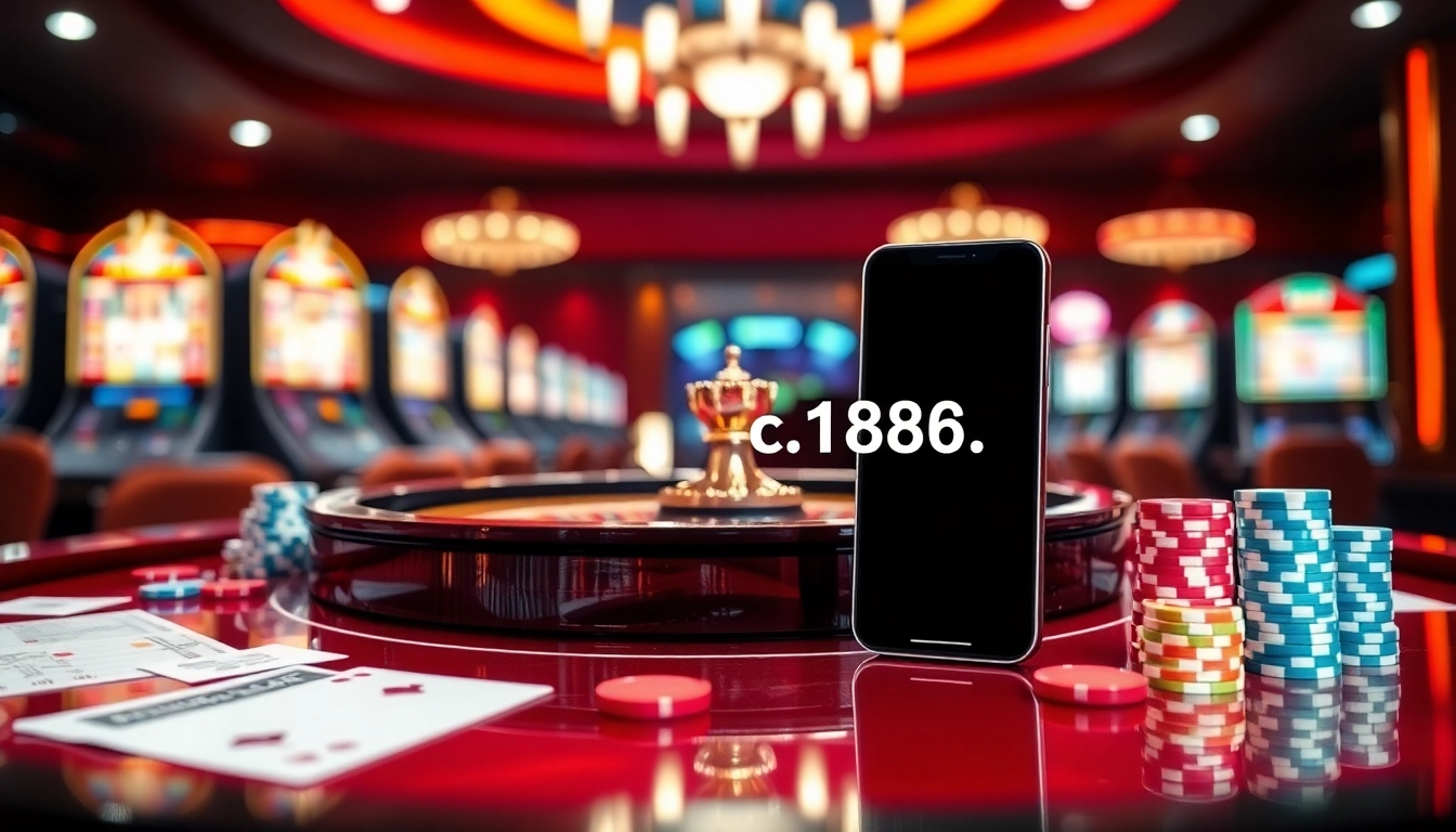 Experience thrilling gambling action at https://c168.works/ with vibrant poker tables and slot machines.