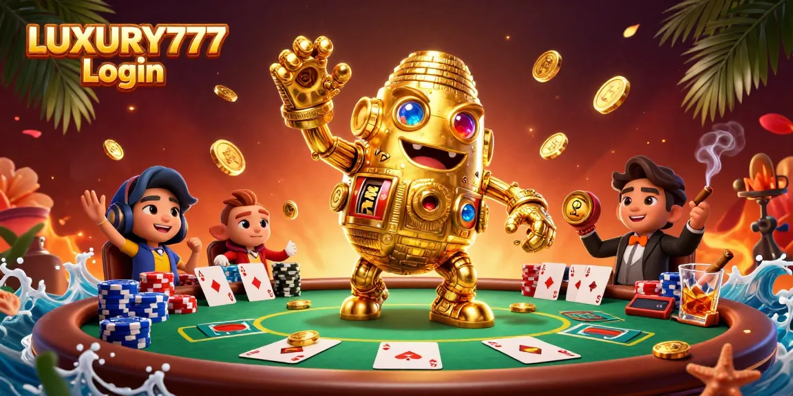 Login LUXURY777 untuk memulai permainan menarik dengan karakter kasino yang megah.