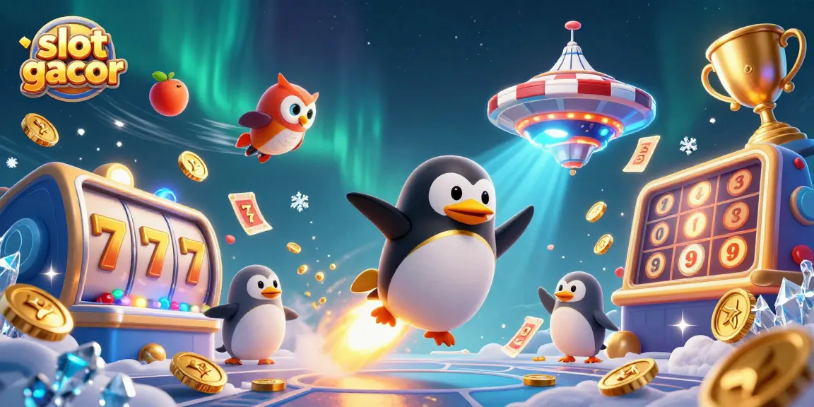 Menangkan jackpot dengan slot gacor sambil menyaksikan penguin emas meluncur melalui ruang angkasa.