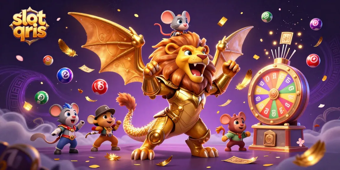 Experience thrilling action with slot qris as golden chimera and mouse jockey bring excitement alive in a vibrant casino scene.