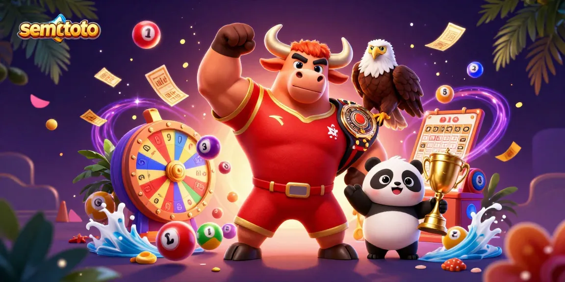 Menangkan pengalaman bermain togel dengan semuttoto yang dikelilingi bola lotere berwarna-warni dan administrasi ramah.