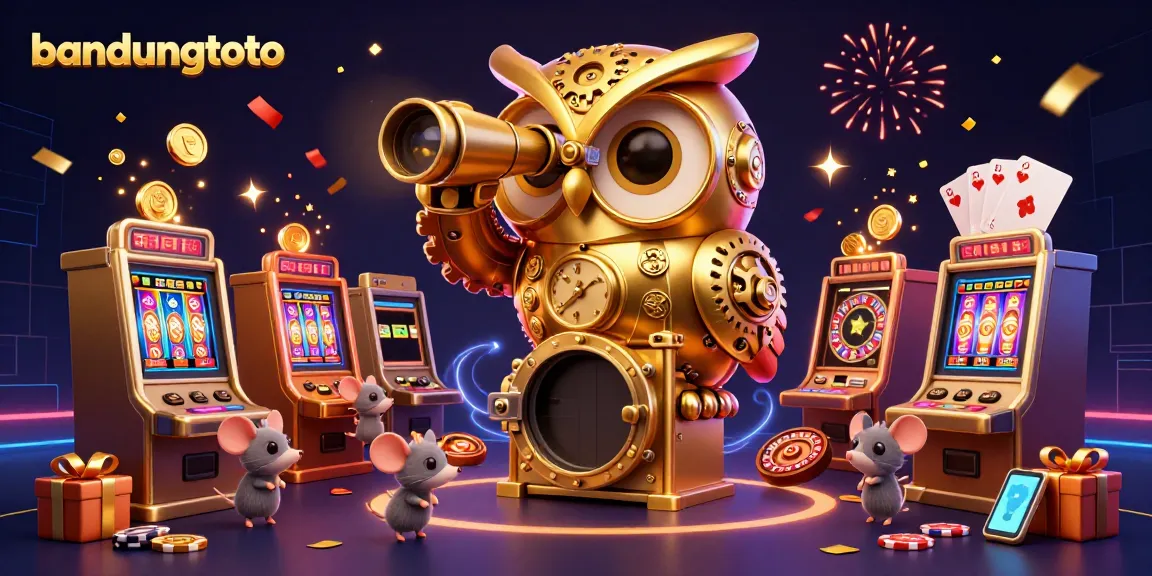 Experience winning play at bandungtoto with golden owl and vibrant slot games in 3D casino.