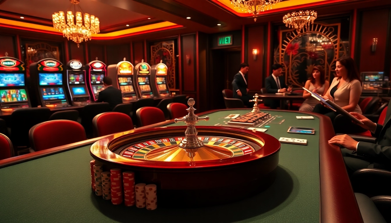 Experience thrilling gameplay at 8KBET with luxurious poker and casino elements.