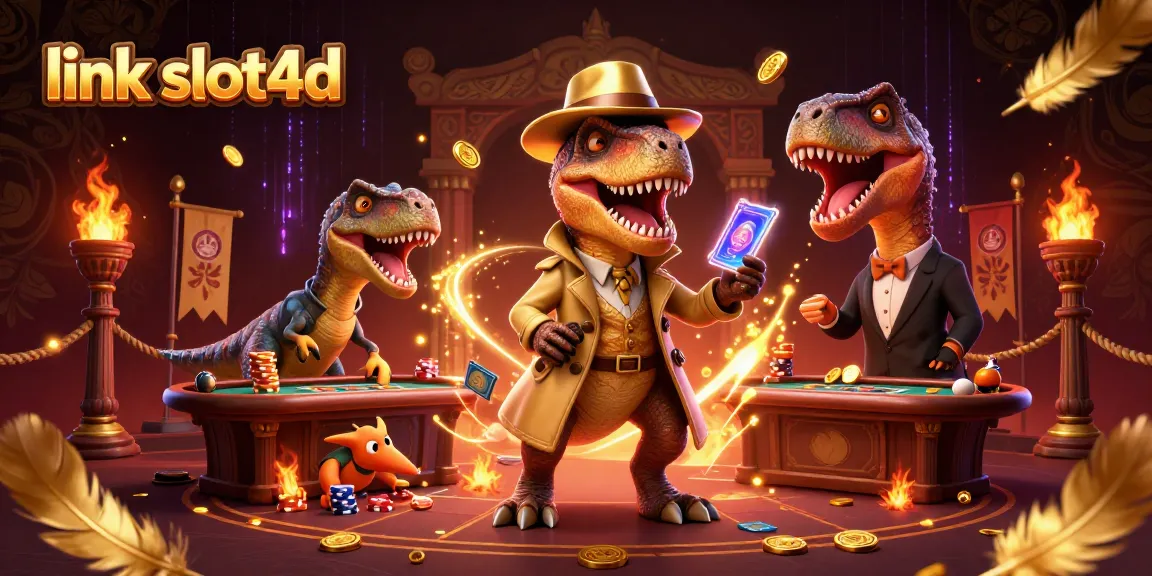 Gameplay seru dengan link slot4d, velociraptor dan stegosaurus di meja blackjack.