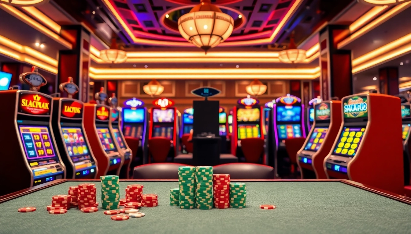 Terlibat dalam permainan situs slot gacor dengan slot mesin berwarna-warni yang menarik.