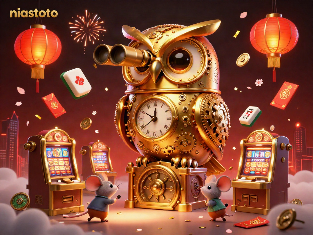 Experience the thrilling atmosphere of niastoto gaming with a vibrant 3D scene capturing a lively casino floor.