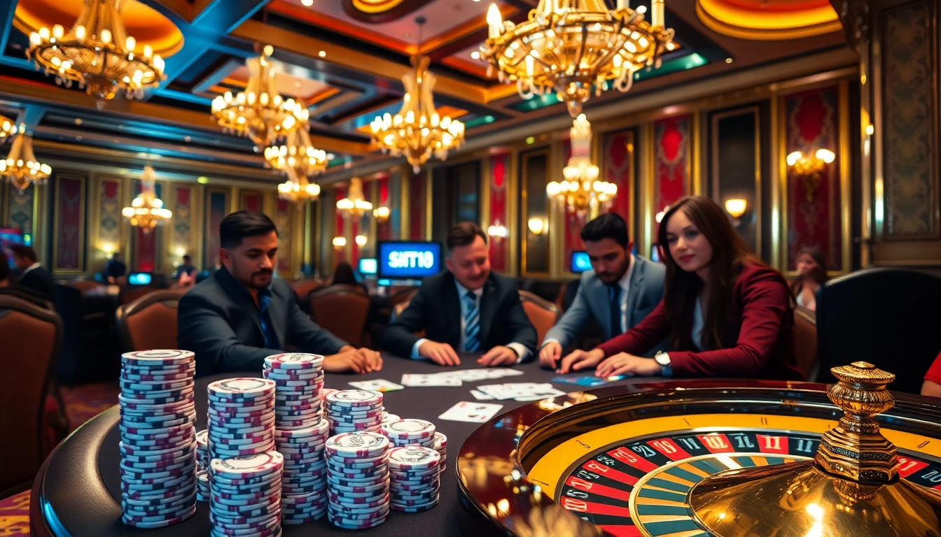 Situs11 offers high-stakes poker action with elegantly stacked chips and vibrant playing cards.