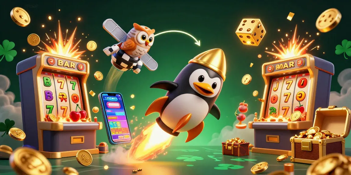 Engage with zbet's exciting casino universe featuring golden penguins and jackpots.
