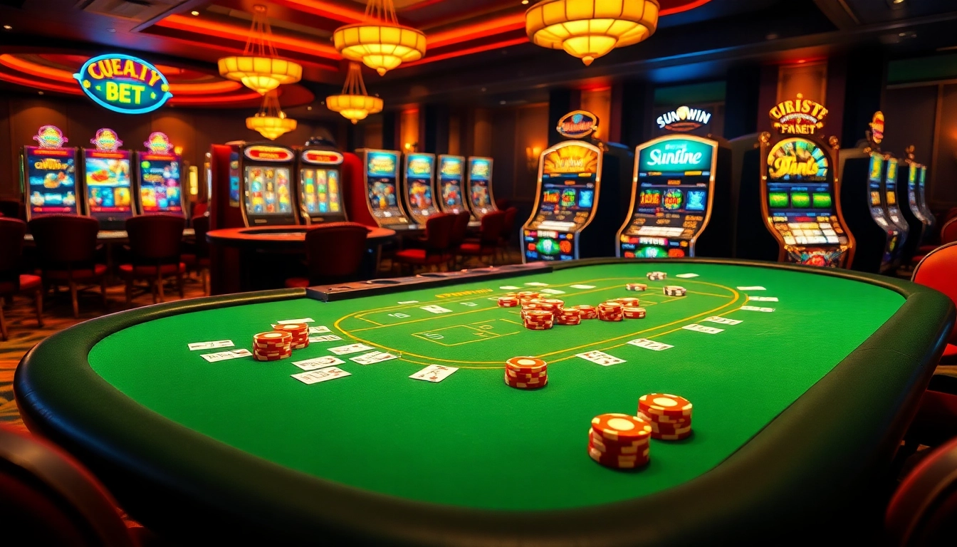Experience the thrill of gambling at https://sunwin.builders/ with vibrant chips and luxurious poker tables.