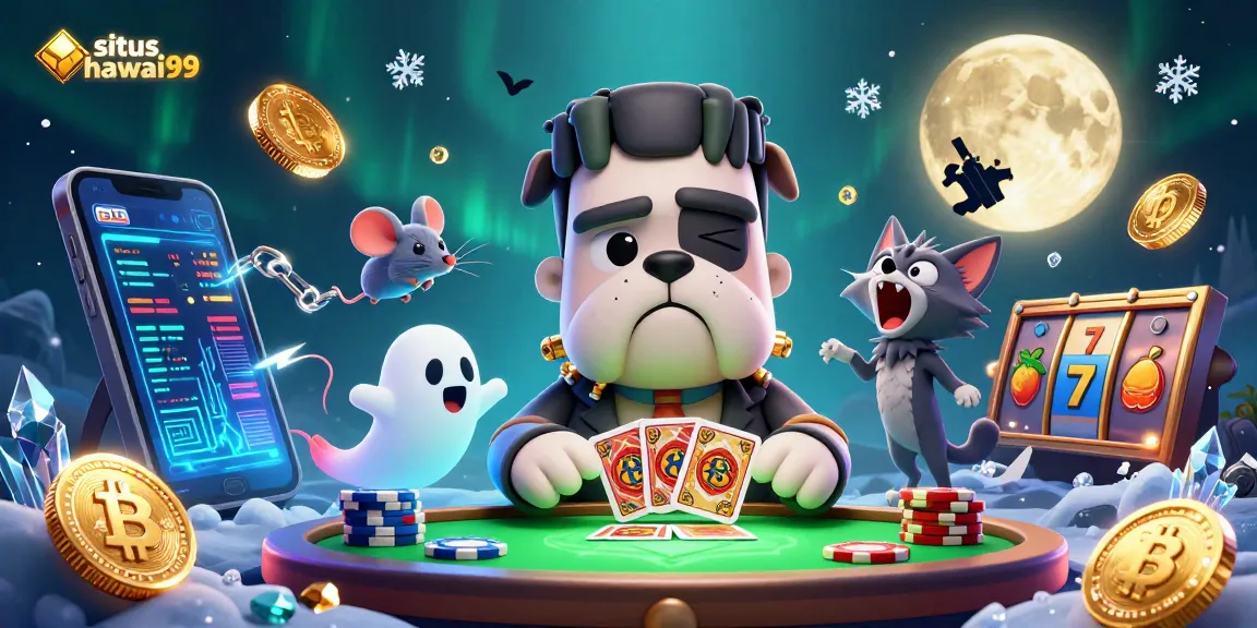Experience fun and excitement with situs hawai99's slot games featuring unique 3D characters and vibrant visuals.