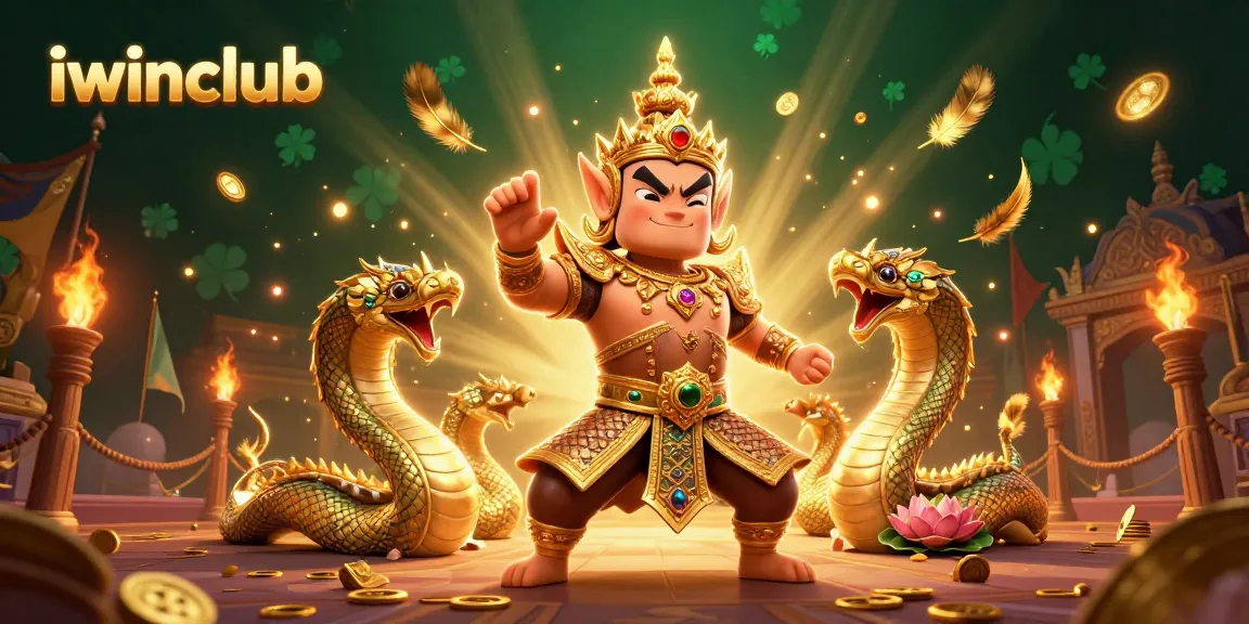Enhance your betting experience with iwinclub's vibrant 3D temple guardian and dynamic casino elements.
