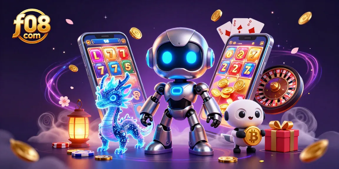 Mainkan slot yang mendebarkan dengan visual imersif di f08 com dalam suasana kasino digital 3D yang penuh warna.