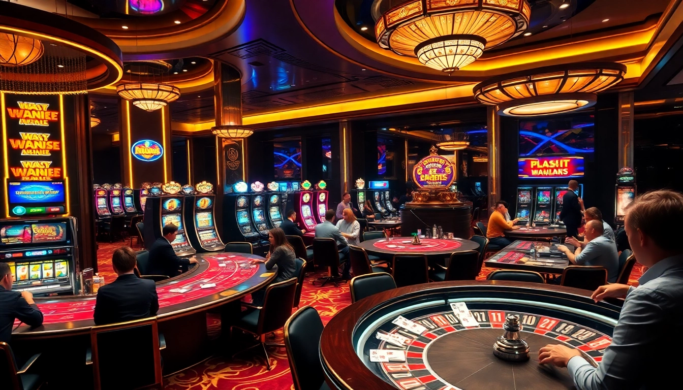 Experience the thrilling action at qq88 casino, featuring dynamic games and a vibrant atmosphere.