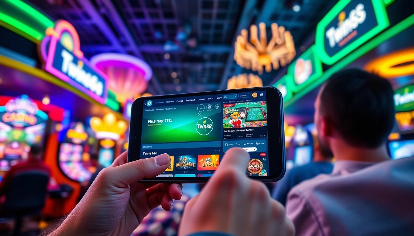 Twin68 online gaming platform showcasing vibrant casino games and user-friendly interface