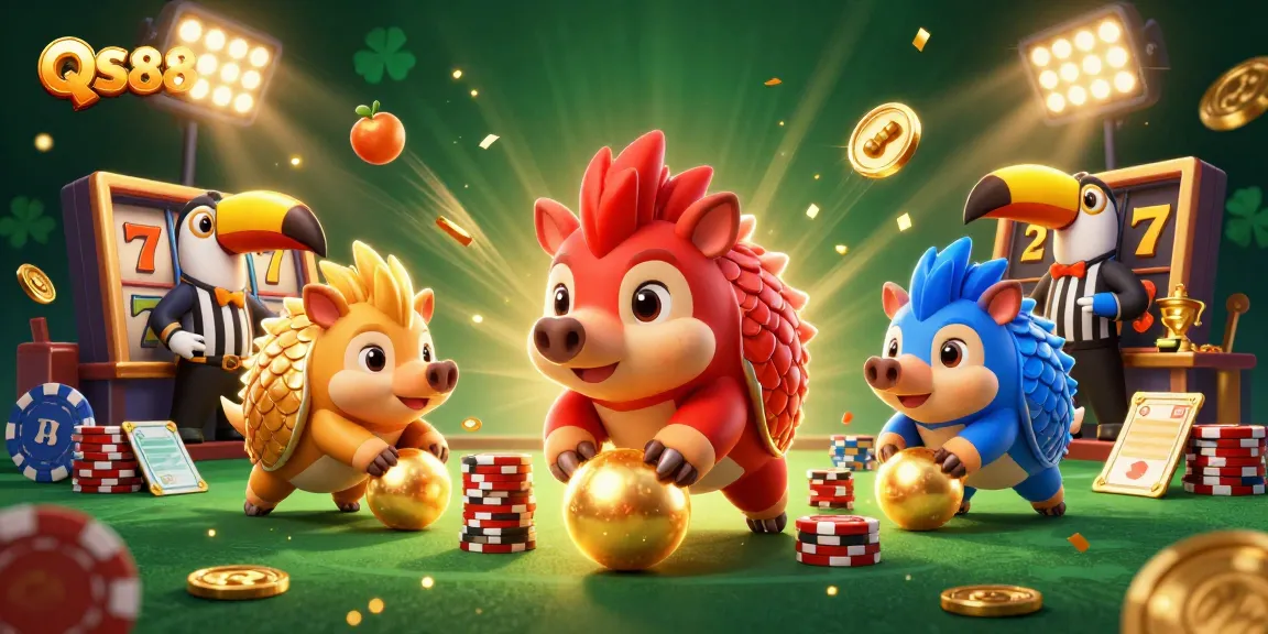Experience exciting gameplay with QS88 at the vibrant online casino featuring dynamic slot elements.