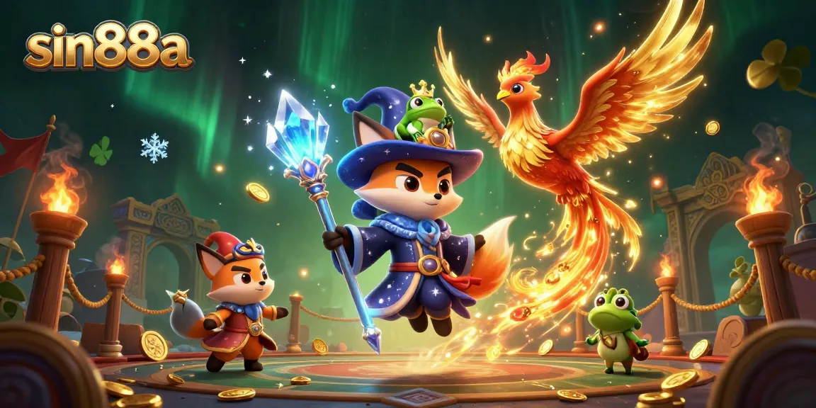 Experience thrilling gameplay at sin88a, featuring dynamic characters and stunning casino elements.