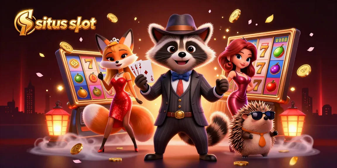Experience thrilling spins with situs slot featuring a suave raccoon, glamorous fox, and hedgehog bouncer.