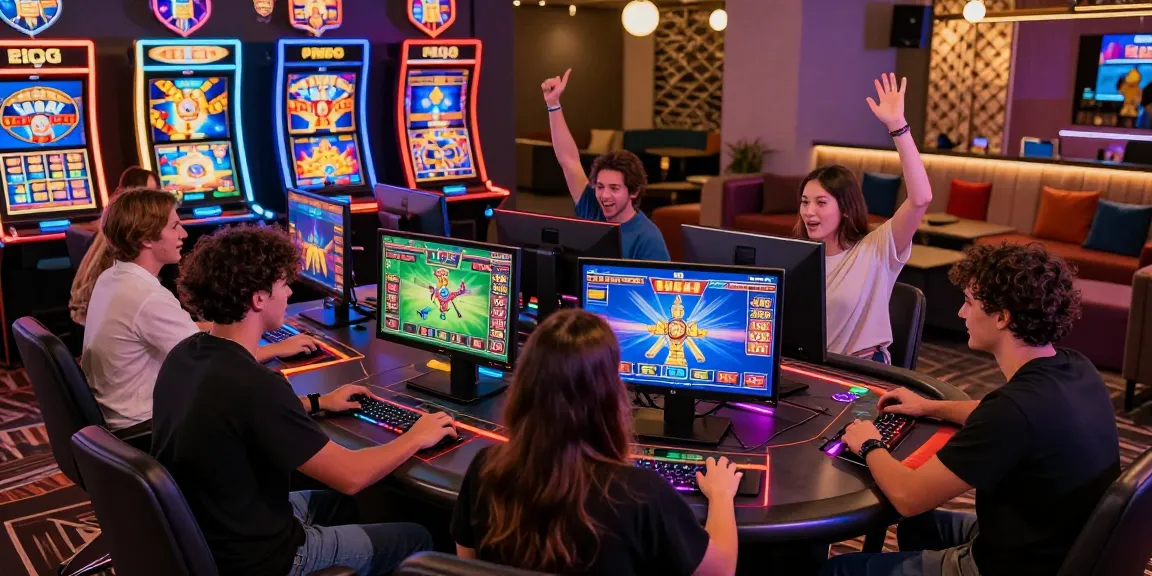 Dynamic gaming experience at TEMPOTOTO with players enjoying online slots and live casino.