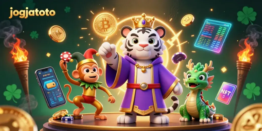 Engage with jogjatoto through exhilarating digital casino adventures featuring vibrant characters and elements.